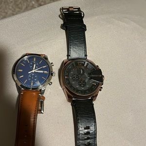 Diesel & Fossil mens watch